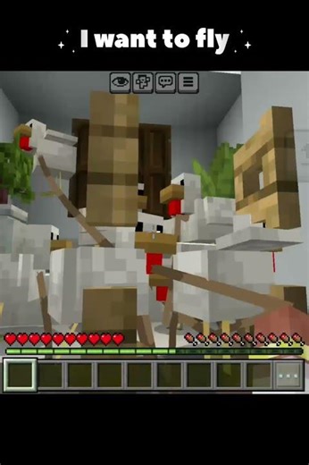 I want to fly 🤔 Minecraft #viral #sorts #minecraft