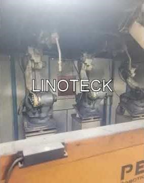 Programação Célula de soldagem robótica de 3 braços Miller Performarc VR110HXL 0492