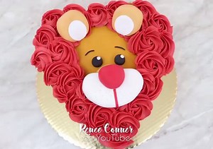 King of Hearts Lion Cake By : Renee Conner Cake Design | MetDaan Yummy