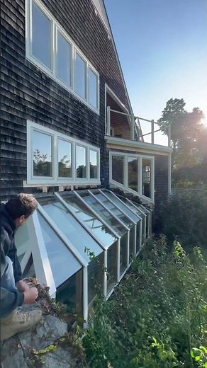 Installing MULLED CASEMENT windows above greenhouse!!!