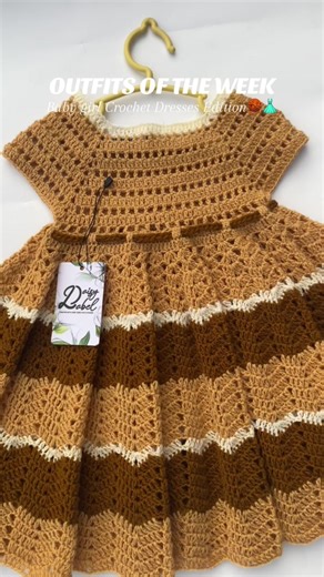 Best-Selling Baby Girl Crochet Dress Designs