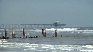Ocean Piers at Folley Beach