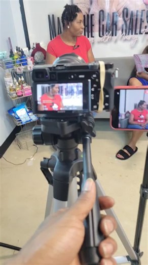 On the set of Marketing With Mary Podcast! With @guttavisionmediagroup and guest @herbalbalance444 #marketingwithmaryshow #marketingwithmarypodcast #tvshow | Mary Meriwether