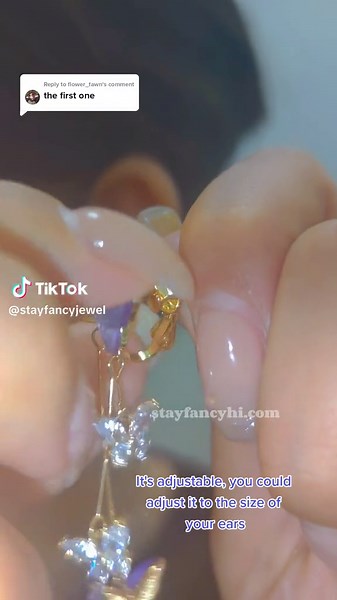 Butterfly Jewelry - Clip On & Adjustable Earrings