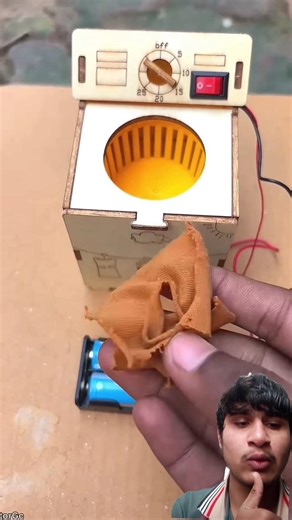 DIY Mini Washing Machine Kaise Banaye? 🛠️ Science Project Working Model #diy #scienceprojec