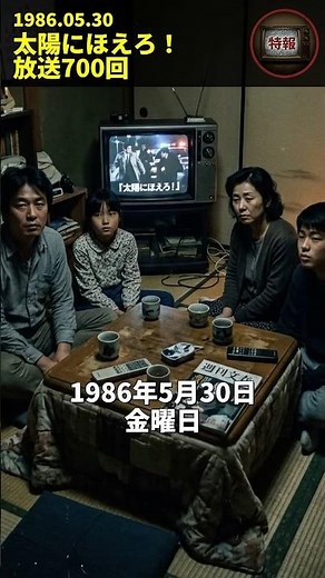 【1986年5月30日】太陽にほえろ！放送700回#1986年 #太陽にほえろ #昭和レトロ #歴史 #アーカイブ