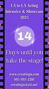 Only 2 weeks out from the most important showcase of the year. You don’t need to live in LA to be discovered—you just need to be in the right room. That room is here. #LAtoLA #CreatingU #IndustryAccess | Creating U - Acting, Modeling & Life Etiquette Academy | Facebook