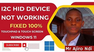 I2C HID Device Not Working Fixed 100% [Touchpad or Touch screen] || i2c hid device touchpad