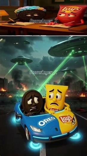 Lay’s X Oreo 💥 Sprunki OC vs Alien Invaders – From Smile to Tears 😭