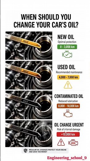 When Should You Change Your Car Engine Oil? Complete Engine Oil Change Guide 🚘😱