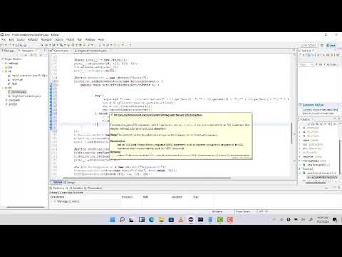 Video connexion java Mysql suite 2026