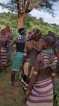 Tribal scarification of Ethiopian women at Bull Jumping Ceremony
