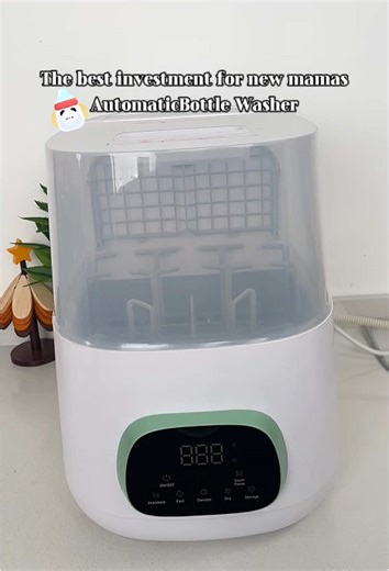 Effortless Baby Bottle Cleaning with 4-in-1 Washer