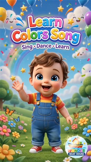 Learn Colors with Baby 🌈 | Colors Song for Kids | Red, Orange, Yellow, Green, Blue & Purple |