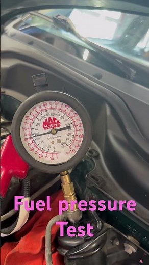 How to do Fuel Pressure test #foryou #autorepair #carmaintenance #diy