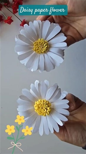 Easy Daisy Paper Flower 🌼 | DIY Paper Flower | #shorts#diy #ytshorts