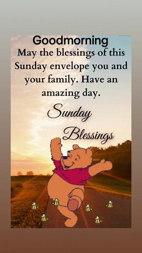 Sunday Blessings Good Morning: Winnie the Pooh and Family Images