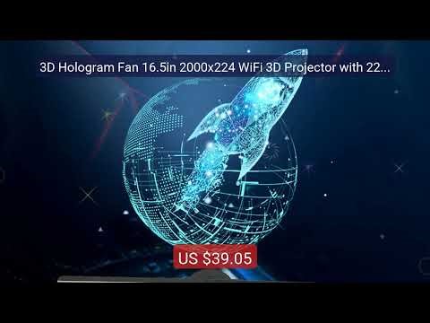 3D Hologram Fan 16.5in 2000x224 WiFi 3D Projector with 224 LED Ligh... — Top Rated 2026 | Buy Now!