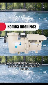 ¡Lleva la mejor tecnología a tu piscina con IntelliFlo3 de Pentair! Más que una bomba, es la solución inteligente que optimiza el rendimiento de tu piscina mientras ahorras como nunca. ¿Por qué elegir IntelliFlo3? ✔ Ahorro de energía: Reduce hasta un 90 % del consumo gracias a su motor de velocidad variable y control de flujo sin sensor. ✔ Tecnología avanzada: Cumple con los exigentes estándares del Departamento de Energía (DOE). ✔ Control total: Maneja todo desde la app Pentair Home o con la pa