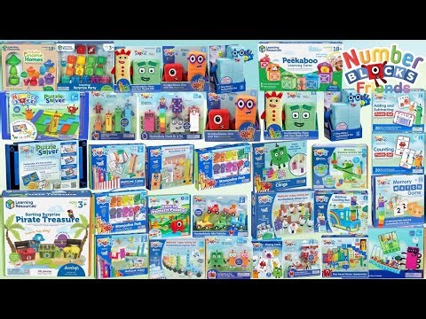 Numberblocks – 20 Minute Compilation Unboxing Numberblocks Friends 1 to 10! Satisfying ASMR Video