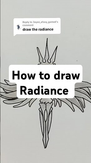 How to draw Radiance from Hollow knight#hollowknight #silksong