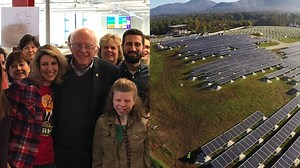 755K views · 7.9K shares | Renewable energy is our future, and places like Green Mountain Power are already working to transform our energy system. I applaud GMP for leading the way in Vermont and for the rest of the country. Their farm has 7,700 solar panels—enough to produce 2.5 megawatts of electricity, or power for 2,000 homes. This is pretty revolutionary stuff. | U.S. Senator Bernie Sanders | Facebook