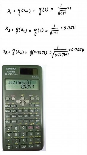 SNM | MA3251 | Fixed point iteration in Tamil | Fixed point iteration using calculator in Tamil