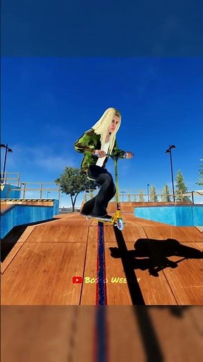 Rail Grind in Scooter Flow