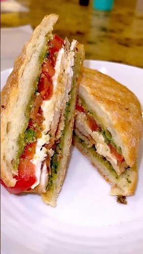 How to Make a Chicken Pesto Caprese Panini 🍅🌿