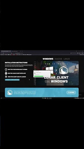 How To Play Lunar Client With Cracked Account #shorts