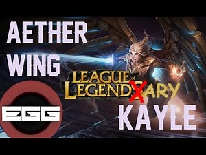 Legendary Aether Wing Kayle Skin Spotlight w/ Spells - League of Legends Skin Review [HD]