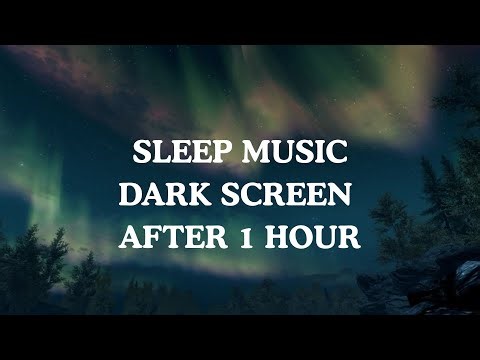 SLEEP VIDEO WITH AMBIENT MUSIC- 10 hours- Screen Goes Dark after 1 hour