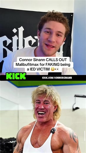 Connor Sinann CALLS OUT Malibufitmax for FAKING being a IED VICTIM 😳👀 || #connorsinann #malibufitmaxx #viral