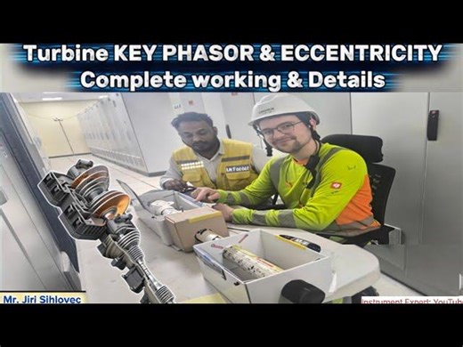 Key Phasor Shaft Eccentricity Explained | Steam Turbine Demo Model | @VMS | Mr Jiri Sihlovec | Faisal Ahmed