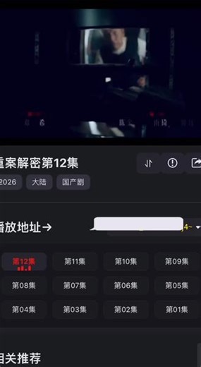 《重案解密》1-12全集来了，一口气看完大结局 !U_C35c23XtBF6!#重案解密 #苗侨伟 #重案解密大结局 #重案解密全集