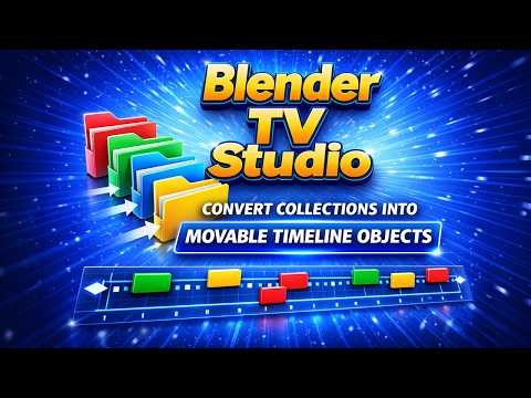 Blender Collections as Timeline Objects – Blender T.V. Studio (DAZ to Blender
