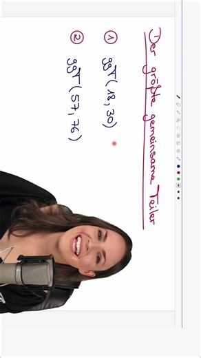 Berechne den ggT! 🤓 #ggt #mathe #mathematik #hausaufagaben #schule #lernen #mathematrick