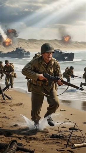 D-Day Normandy Invasion Explained in 24 Seconds | WWII 3D Animation #worldwartoons #ww2 #hungary