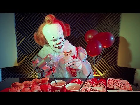 Pennywise tries ASMR! (Sha-Wraps Shawarma FULL MENU!) | Prince De Guzman Transformations
