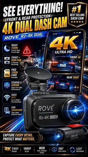 ROVE R2-4K Dual Dash Cam Review - Is It Worth It?