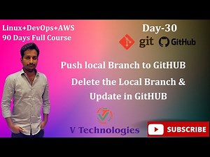 Day_30 | AWS DevOps 90 Days course | Git | GitHub | NagiReddy | VTechnologies