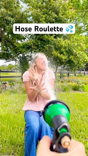 HOSE ROULETTE! 💦😱🤣 | Triple Charm #Shorts
