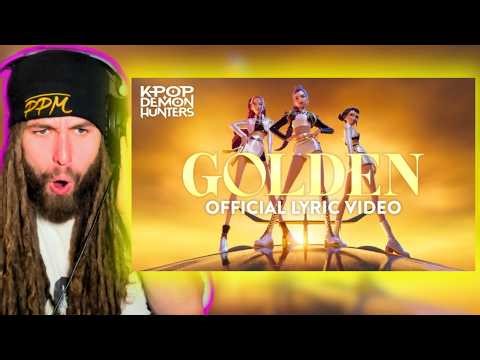 Rapper Reacts to KPop Demon Hunters FOR THE FIRST TIME!! | Golden (FIRST REACTION)