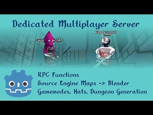 Showcase of a Multiplayer Game with Dedicated Server in Godot 4 - source code in description