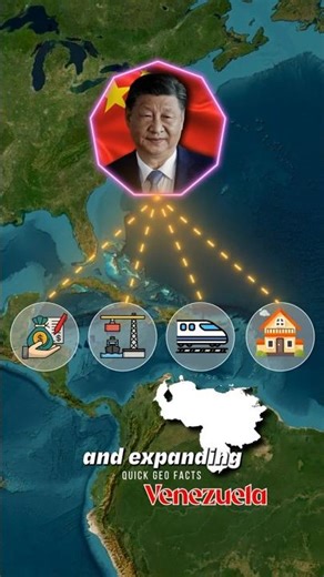 US-Venezuela War updates today | #usa #venezuela #china #shorts #geopolitics #mapanimation