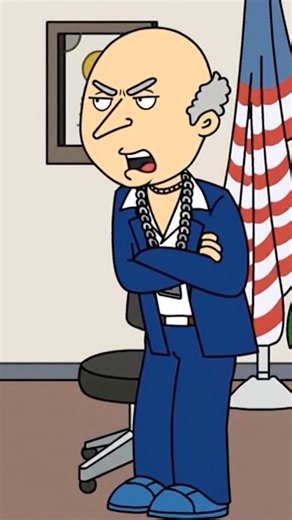 AI GoAnimate 3 (Mr. Hinkle Confronted caillou for calling him grandpa) #wrapperoffline