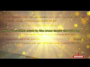 #history #ethiopianeducation #freshman #universitycourse #education #chapter 3 #part two #Afanoromo