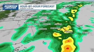 Rainy Sunday following Saturday's severe weather that pushed through Mass. (live radar)