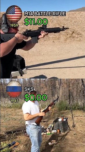Soviet Carbine vs American Battle Rifle 😳 Cost Per Shot
