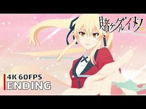 Kakegurui Twin - Ending [4K 60FPS | Creditless | CC]